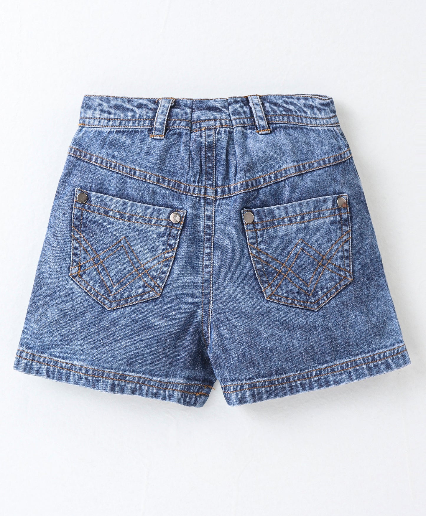 Elaisha Boys Navy Blue Sequin Long Sleeve Shirt & Shorts Set