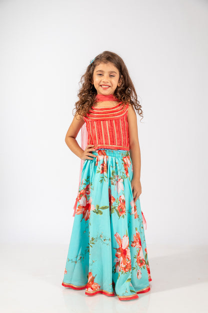 Floral Lehenga
