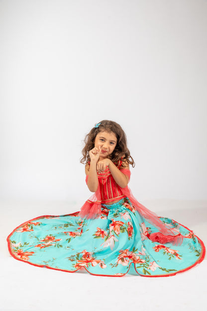 Floral Lehenga